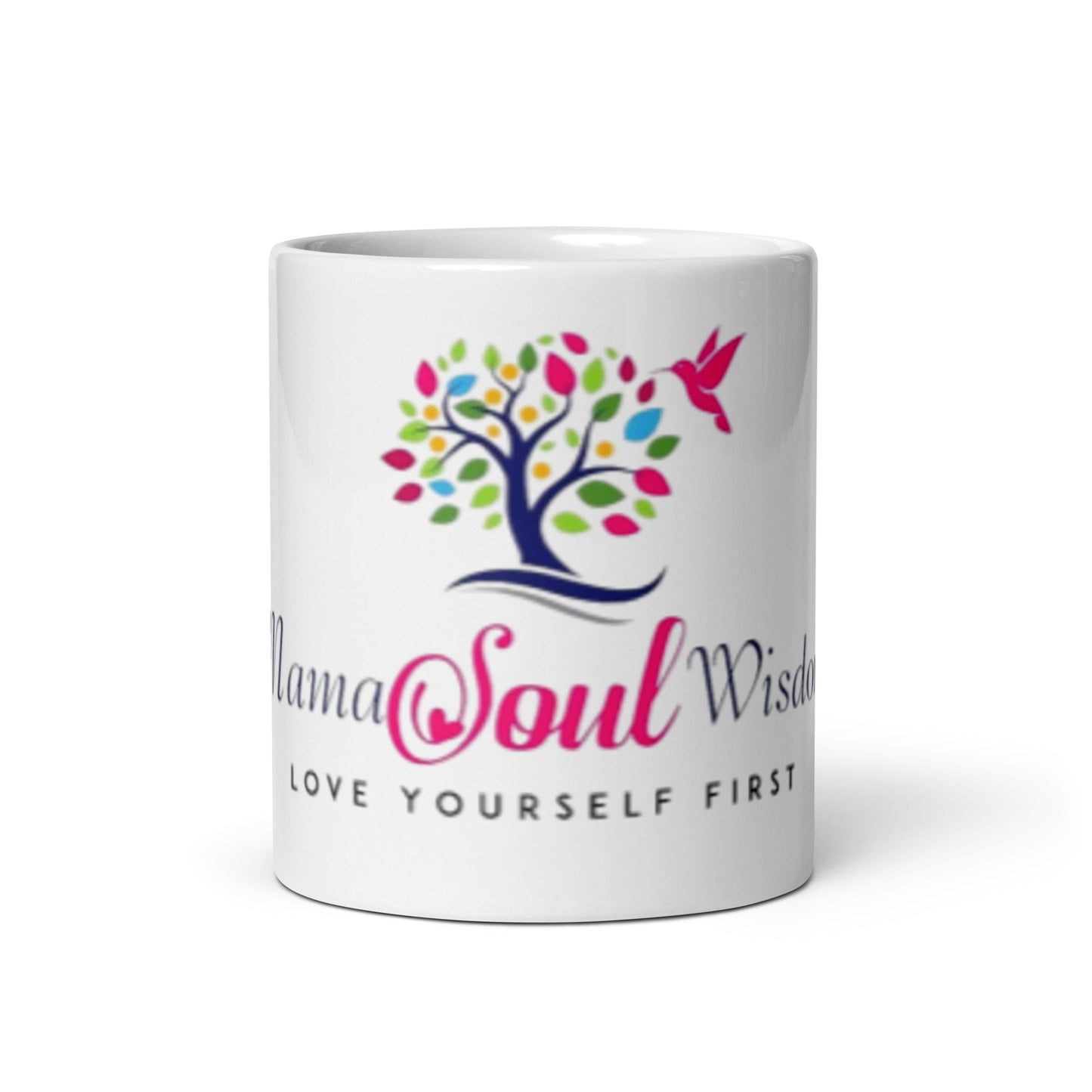 Mama Soul Wisdom White Glossy Mug